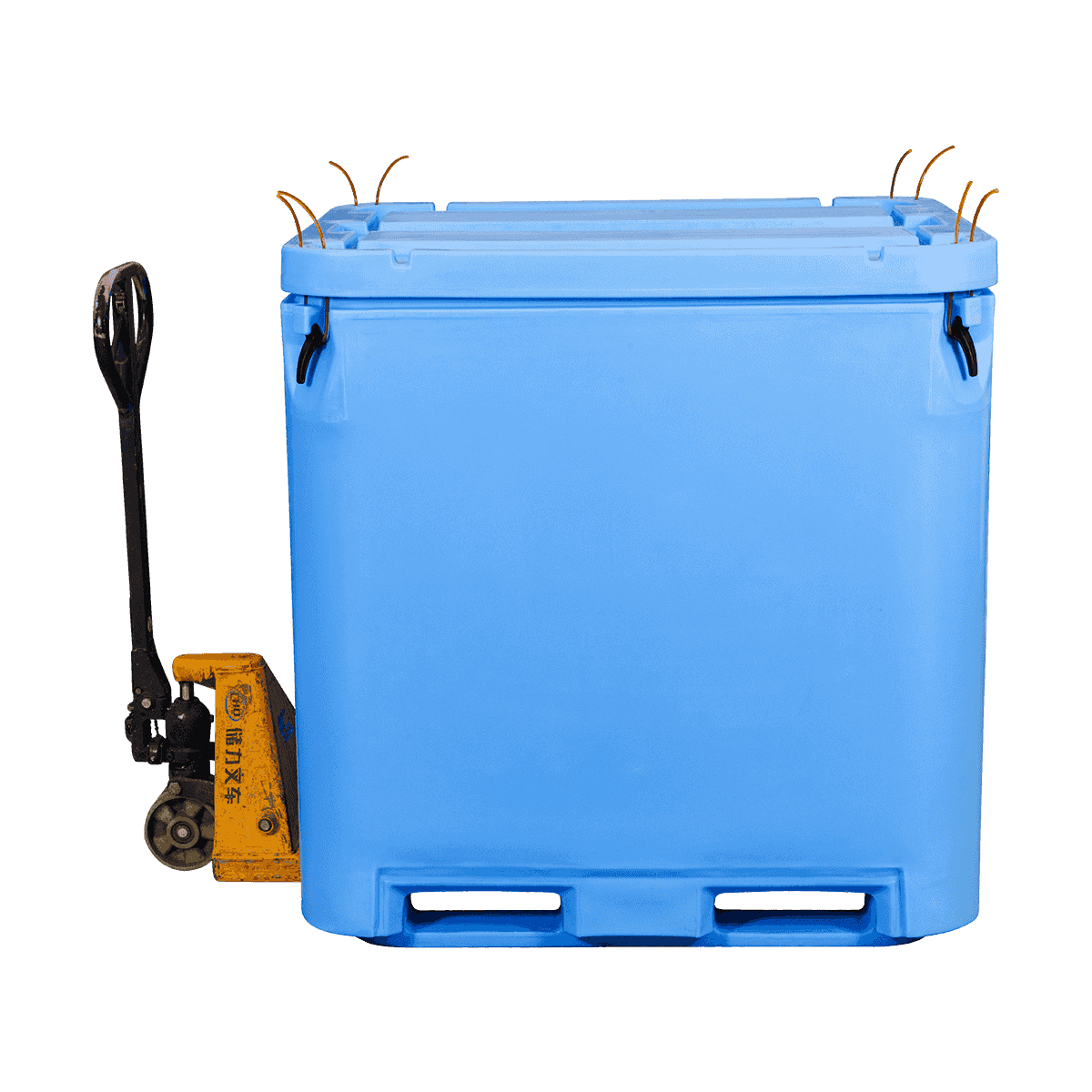سطل های عایق پلاستیکی AF-1000L گوشت/مرغ استفاده صنعتی استفاده از ظروف پلاستیکی