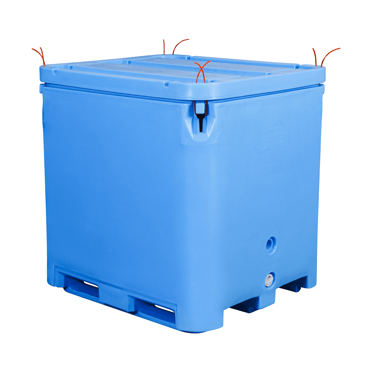 سطل های عایق پلاستیکی AF-1000L گوشت/مرغ استفاده صنعتی استفاده از ظروف پلاستیکی