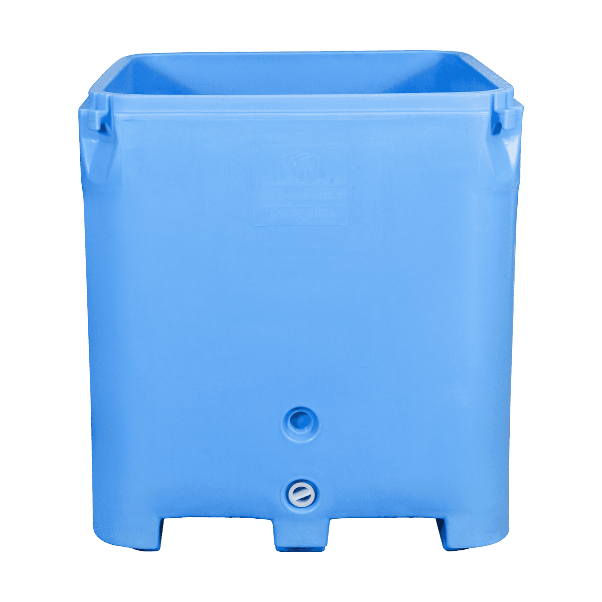 سطل های عایق پلاستیکی AF-1000L گوشت/مرغ استفاده صنعتی استفاده از ظروف پلاستیکی